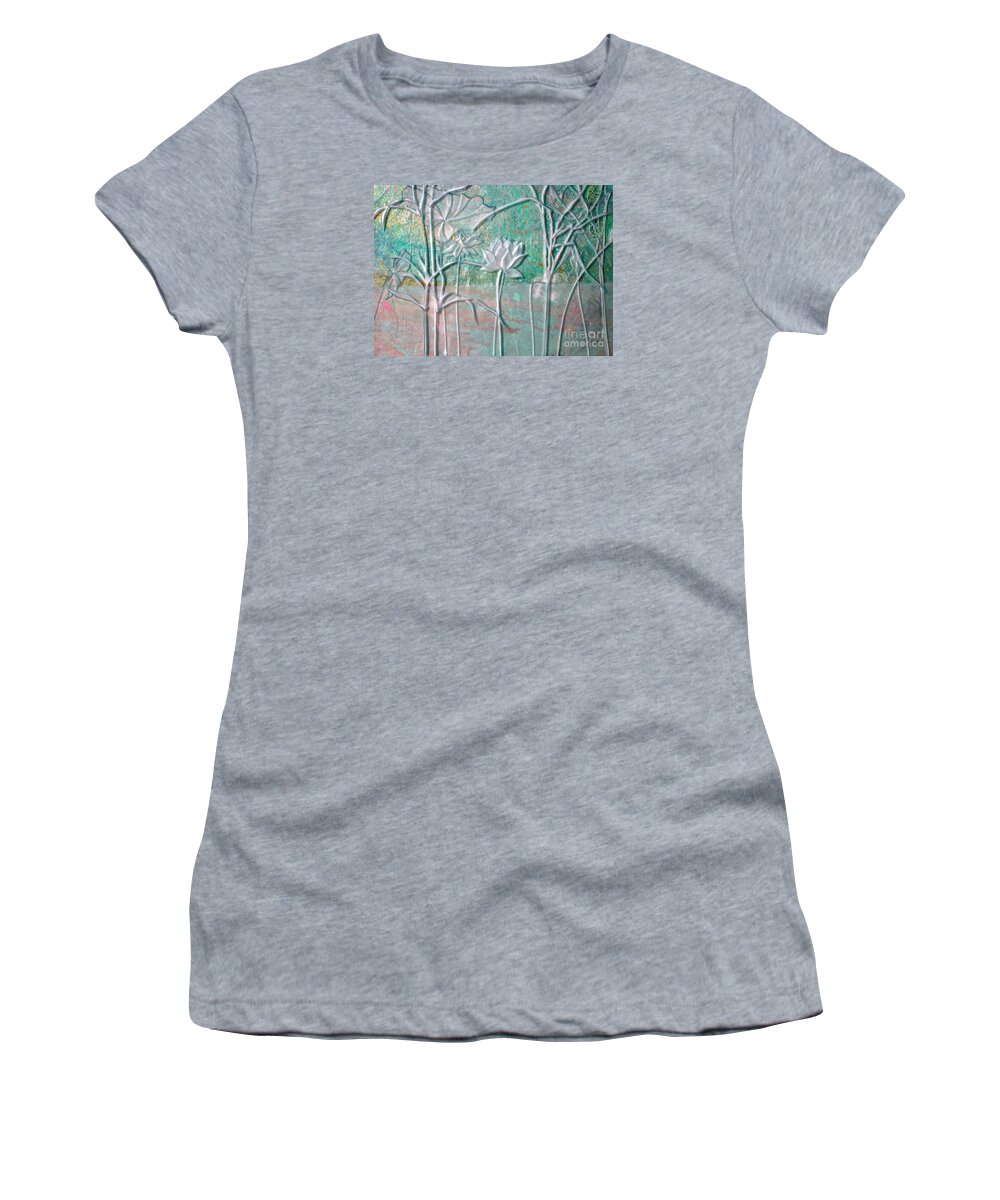 Plants Women's T-Shirt featuring the photograph Pond by Alone Larsen