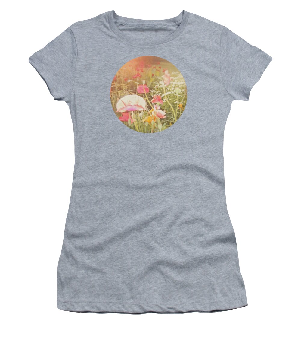 Flowers Women's T-Shirt featuring the photograph Poppies in the Light by Mary Wolf