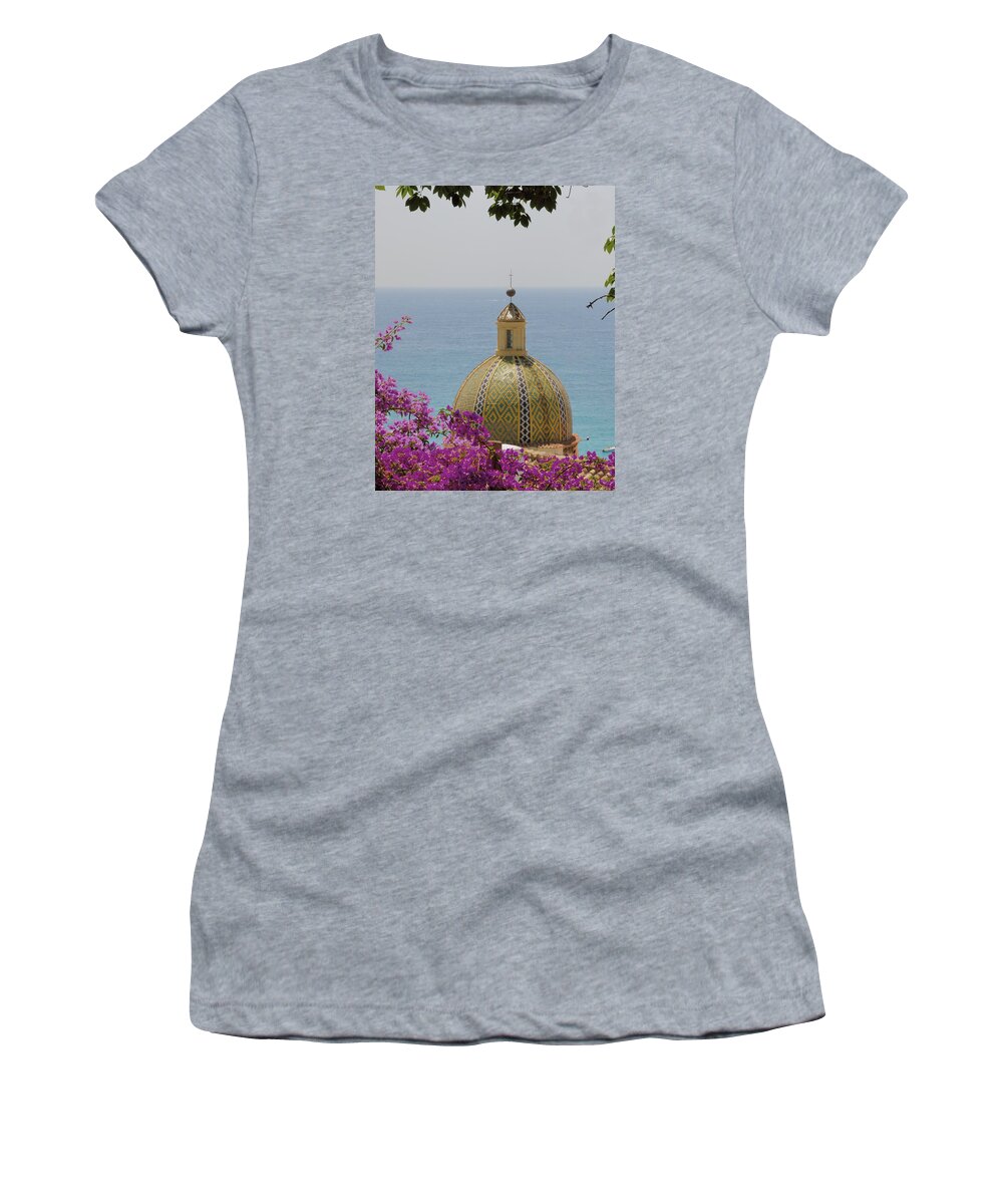 Italy Women's T-Shirt featuring the photograph Positano Italy by Alan Toepfer