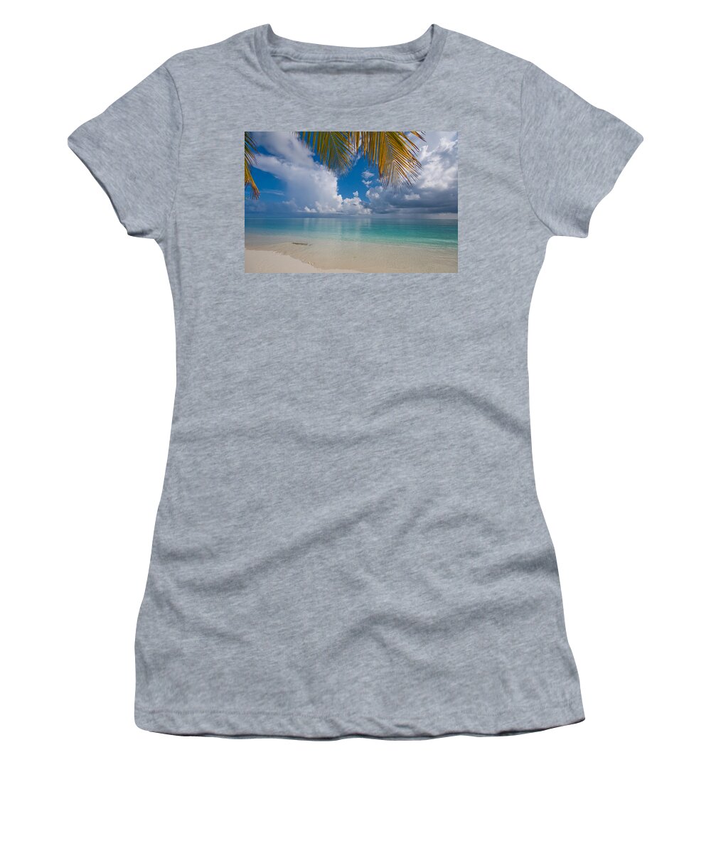 Maldives Women's T-Shirt featuring the photograph Postcard Perfection by Jenny Rainbow