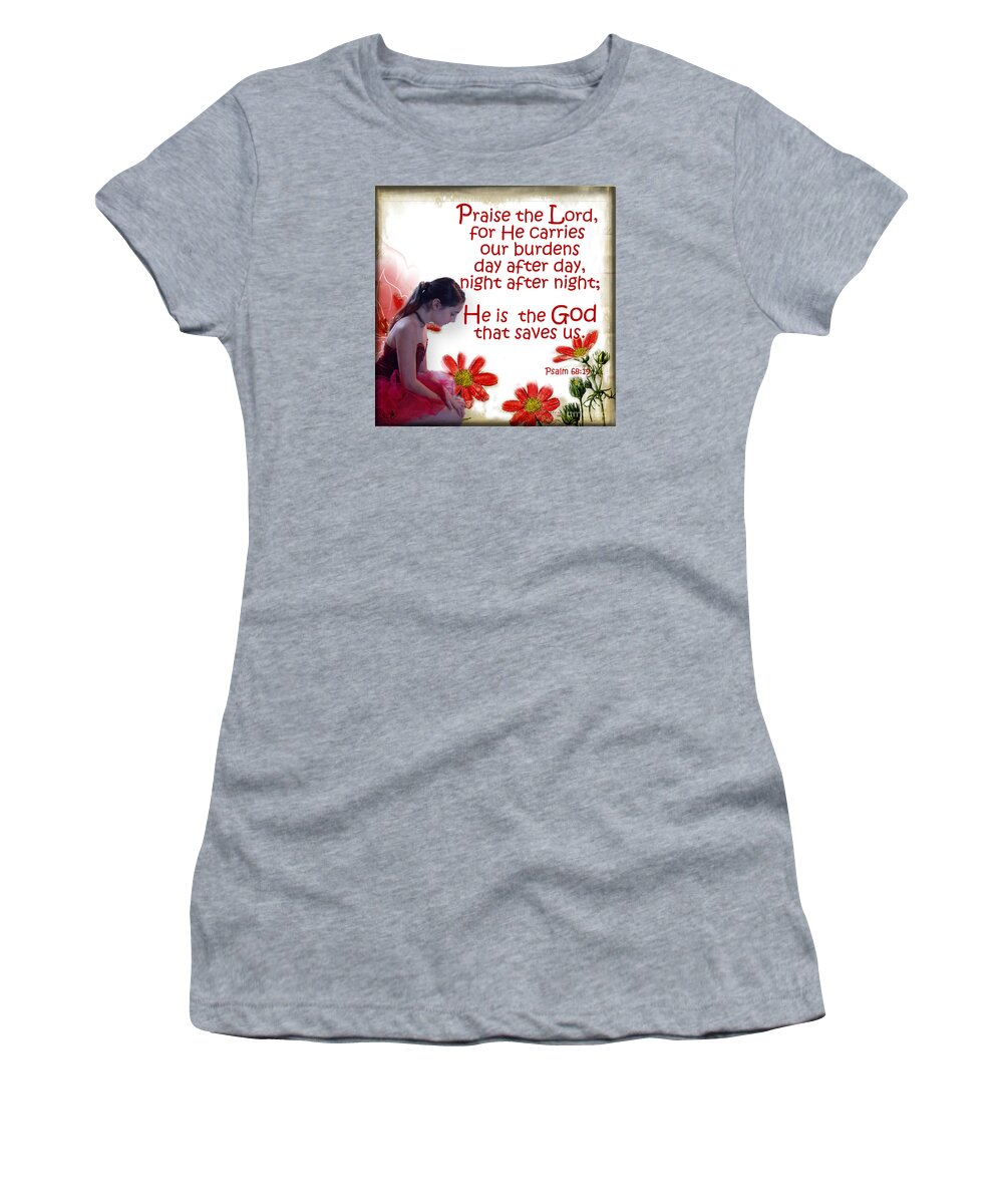 Prayer Women's T-Shirt featuring the photograph Prayer of Praise by Sandra Clark