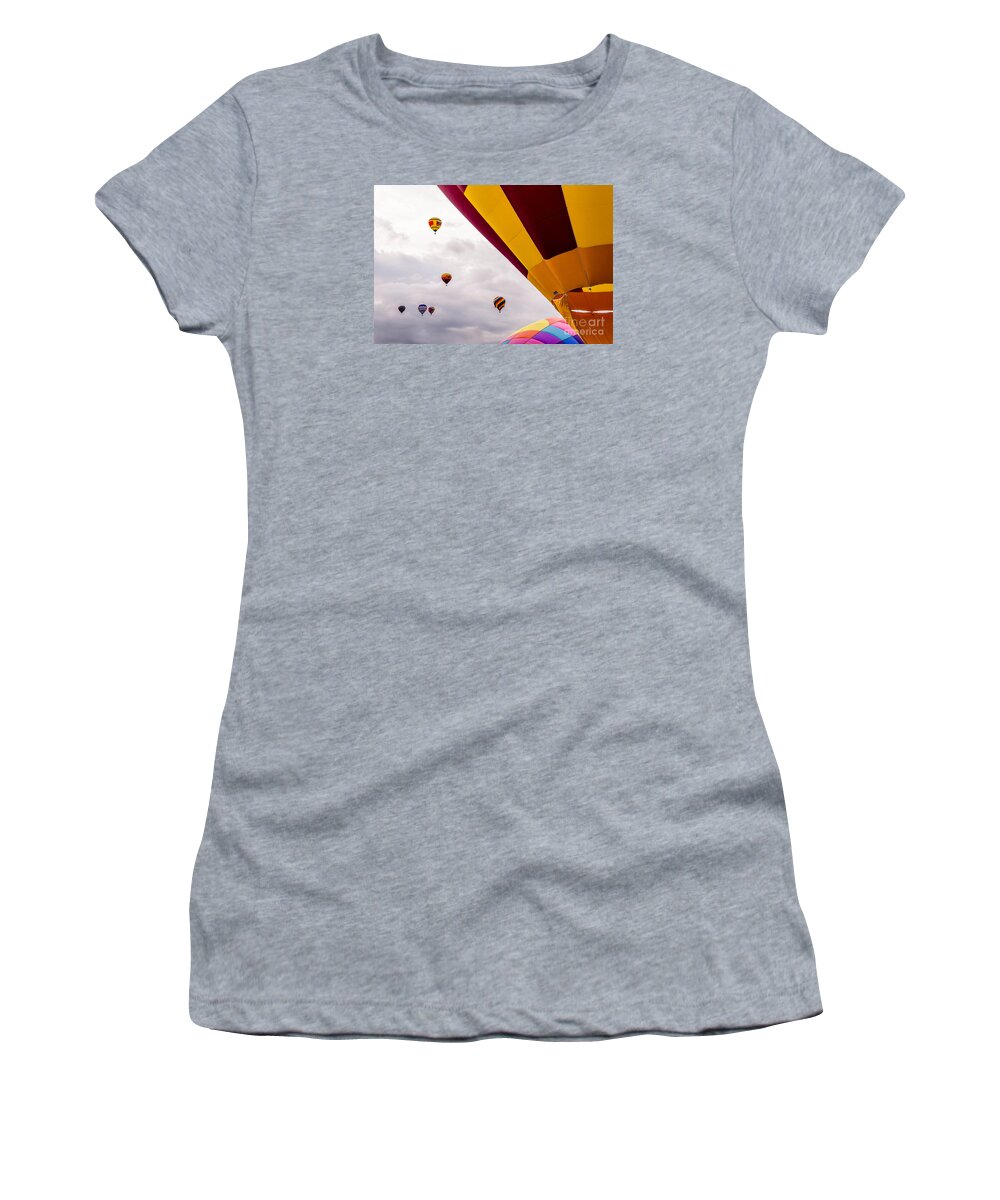 Preparing To Fly Women's T-Shirt featuring the photograph Preparing to Fly by Grace Grogan