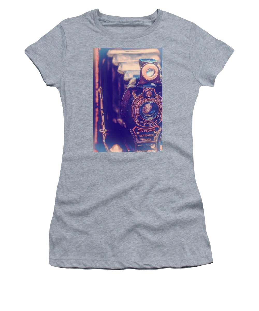 Kodak Camera Women's T-Shirt featuring the photograph Preserving the Past by Marnie Patchett