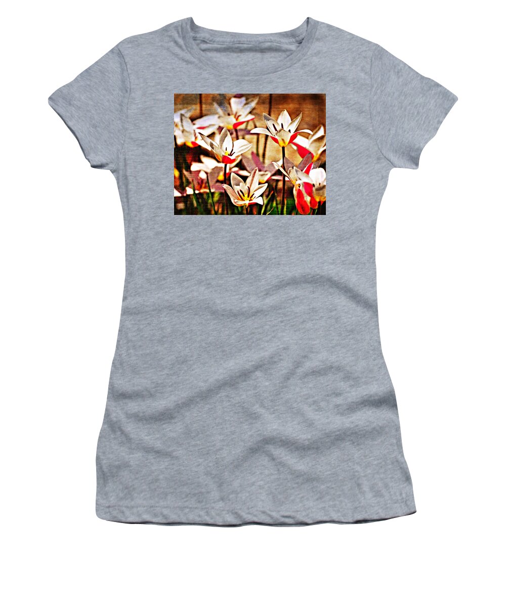 Flowers Women's T-Shirt featuring the photograph Pretty Flowers by Marty Koch