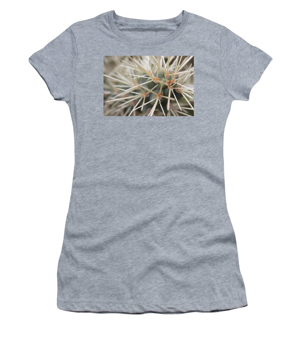 Cactus Women's T-Shirt featuring the photograph Prickly by Lauri Novak