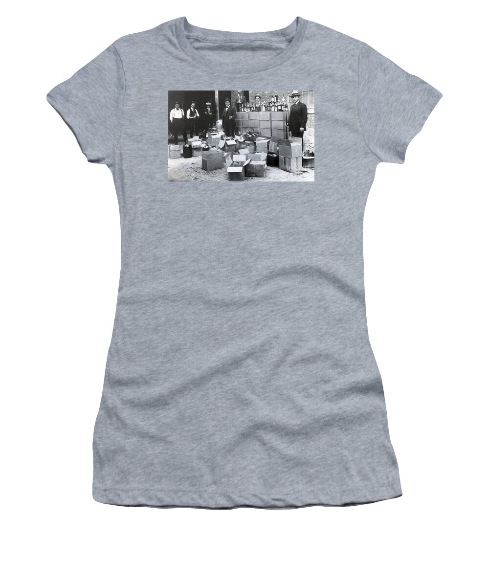 Government Women's T-Shirt featuring the photograph Prohibition, 1922 by Science Source