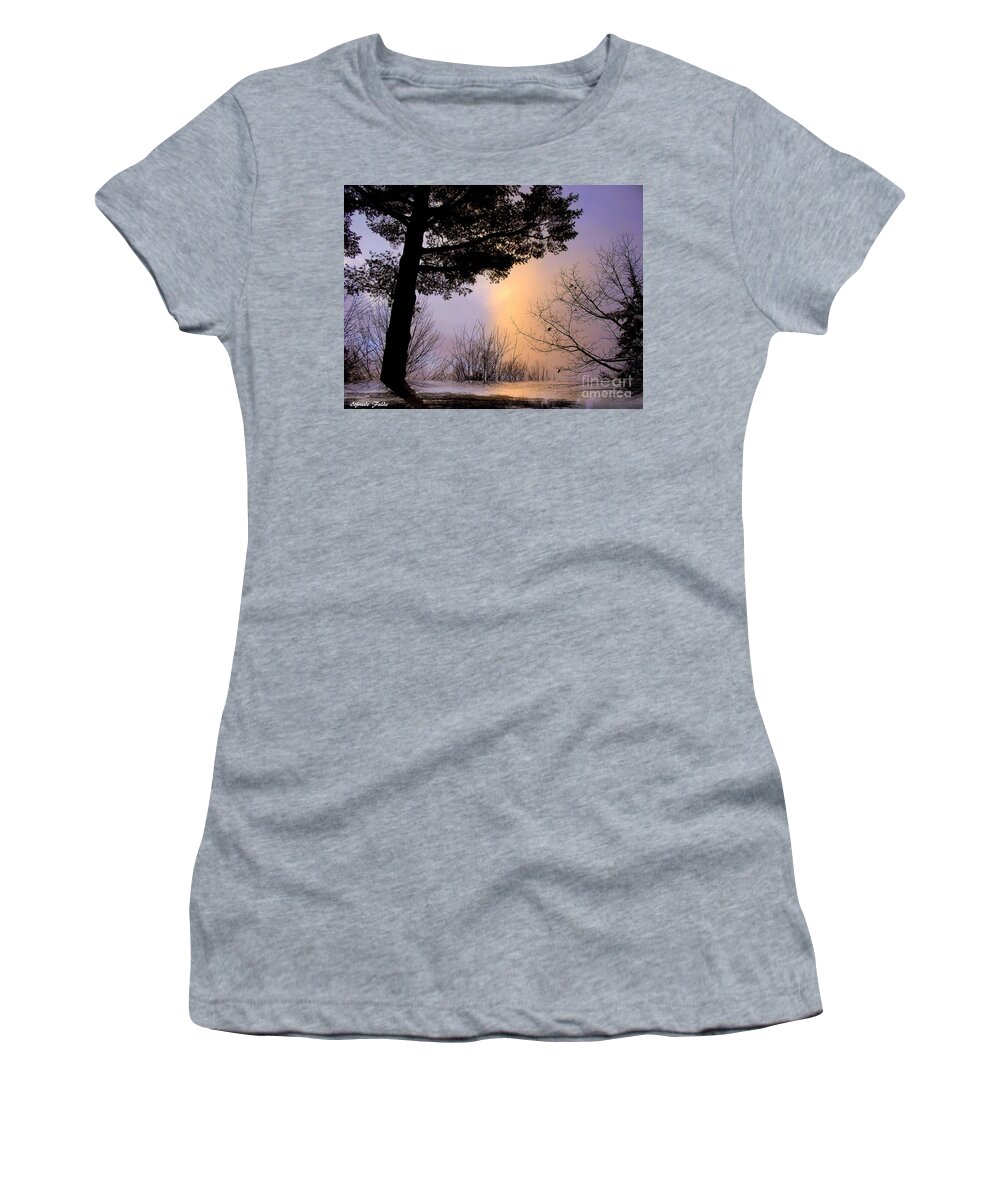 Light Women's T-Shirt featuring the photograph Protector by Elfriede Fulda