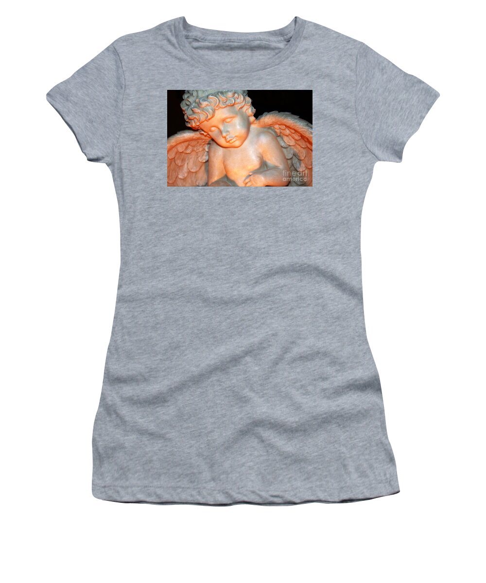 Angel Women's T-Shirt featuring the photograph Pure Light by Ella Kaye Dickey