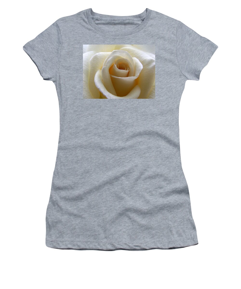 Rose Women's T-Shirt featuring the photograph Purity by Amy Fose