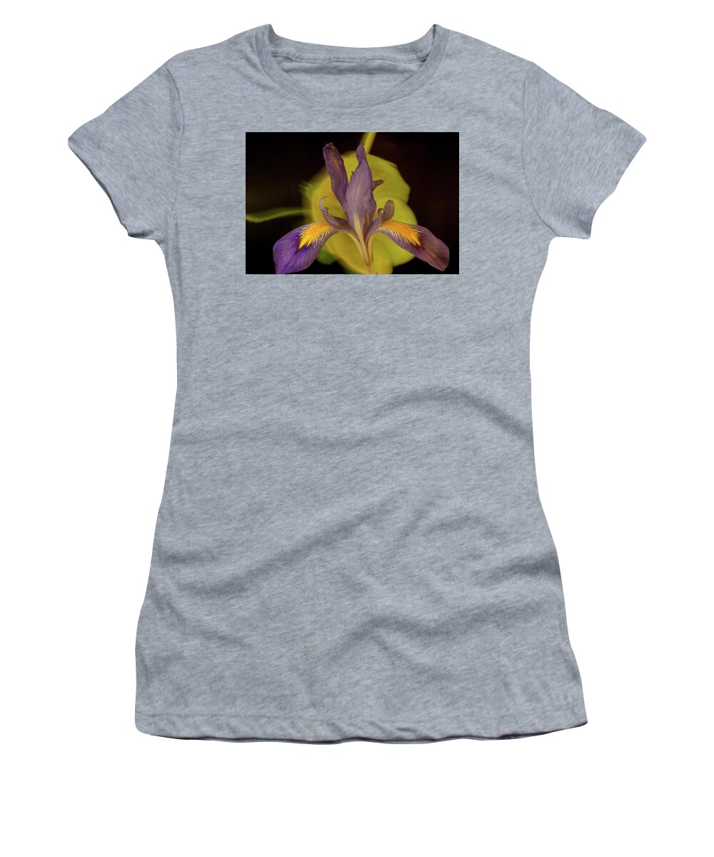 Iris Women's T-Shirt featuring the photograph Purple Iris 2 by Douglas Barnett