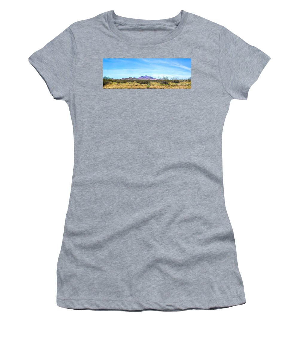 Purple Mountain Women's T-Shirt featuring the photograph Purple Mountain Panoramic by Joe Lach