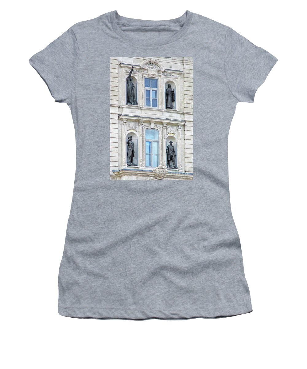 Quebec Women's T-Shirt featuring the photograph Quebec City 76 by Randall Weidner
