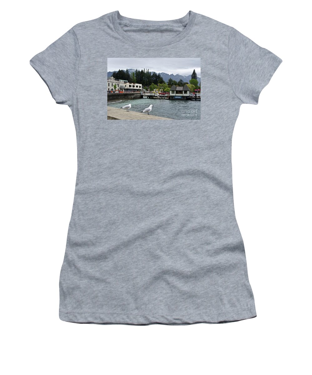Queenstown Women's T-Shirt featuring the photograph Queenstown, New Zealand by Yurix Sardinelly