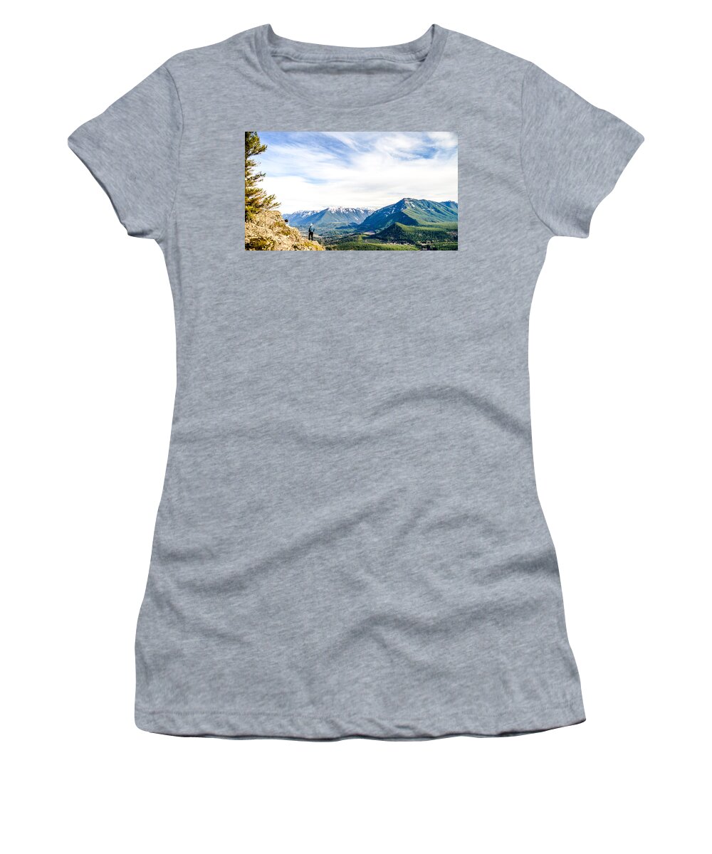 Women's T-Shirt featuring the photograph Rattlesnake Ledge by Brian O'Kelly