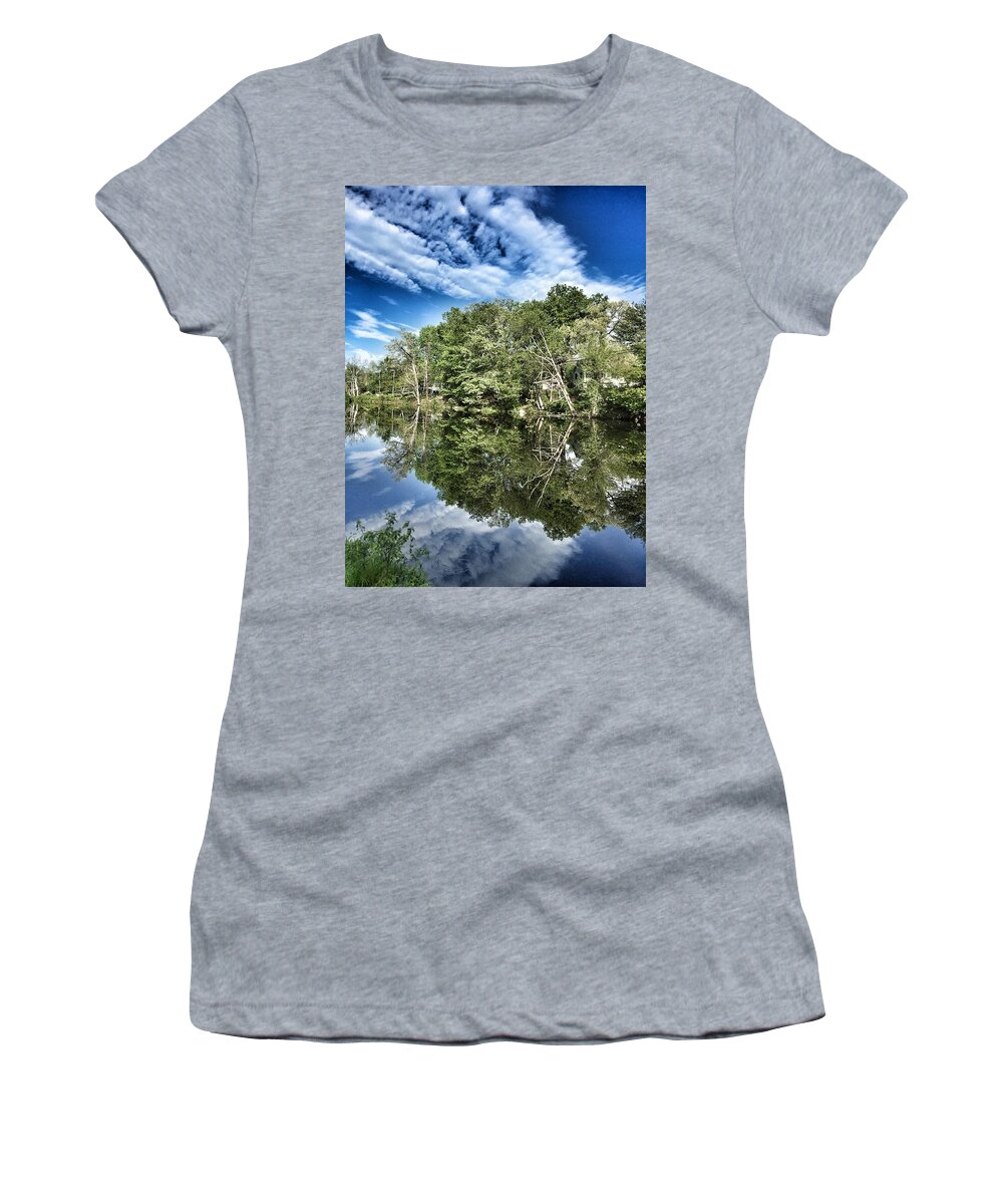 Landscape Women's T-Shirt featuring the photograph Reflection Time by Jason Nicholas