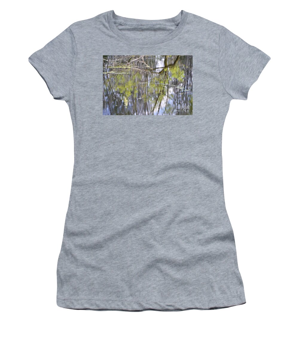 Swamp Women's T-Shirt featuring the photograph Reflective Listening by Traci Cottingham