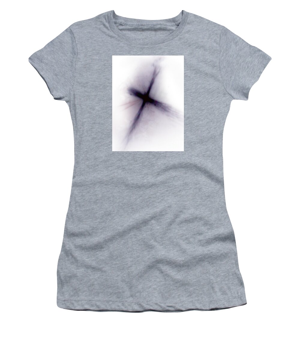 Inverted Sun Cross Form Women's T-Shirt featuring the photograph Reminded ll by Robin Coaker