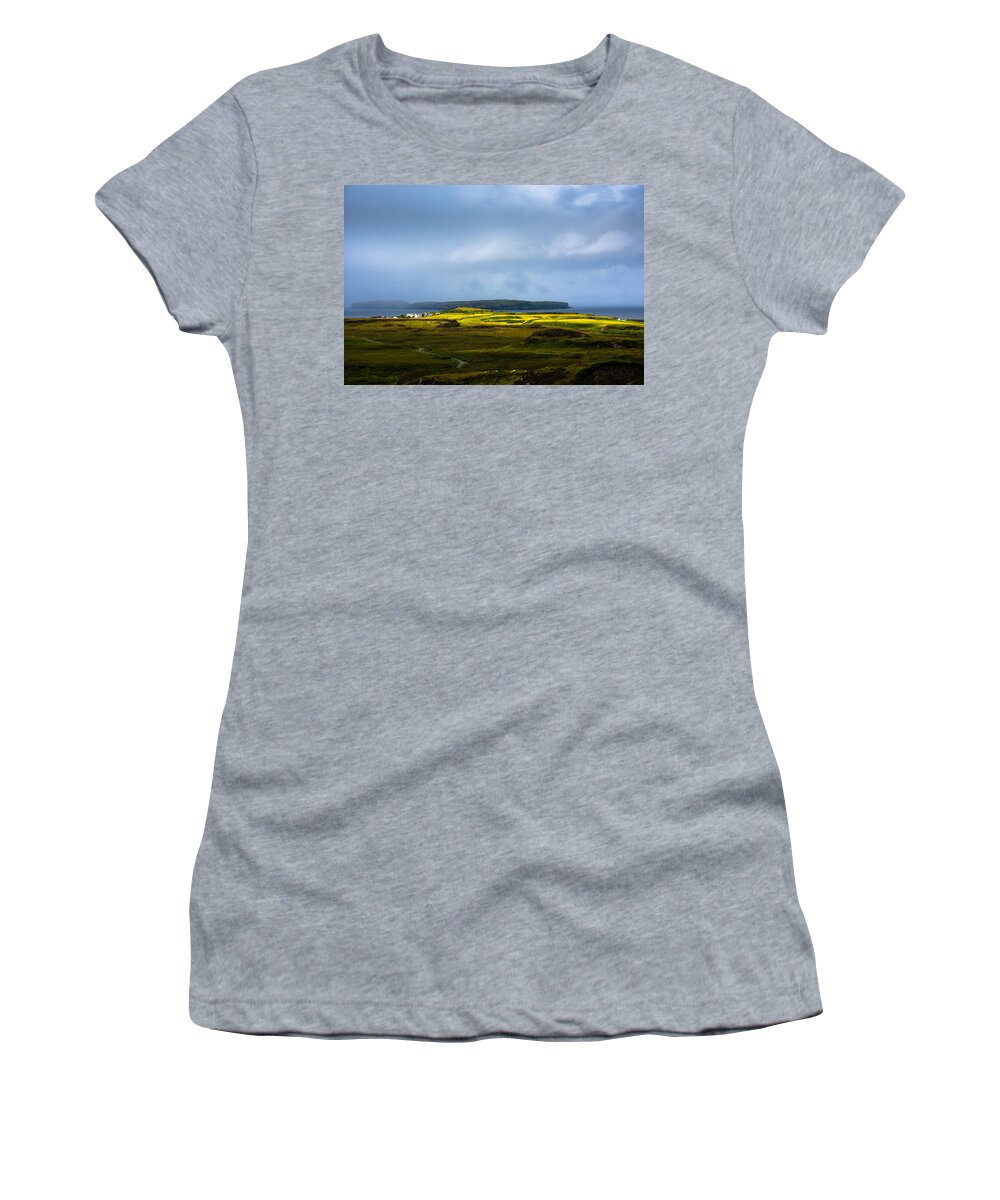 Scotland Women's T-Shirt featuring the photograph Remote Village in Scotland by Andreas Berthold
