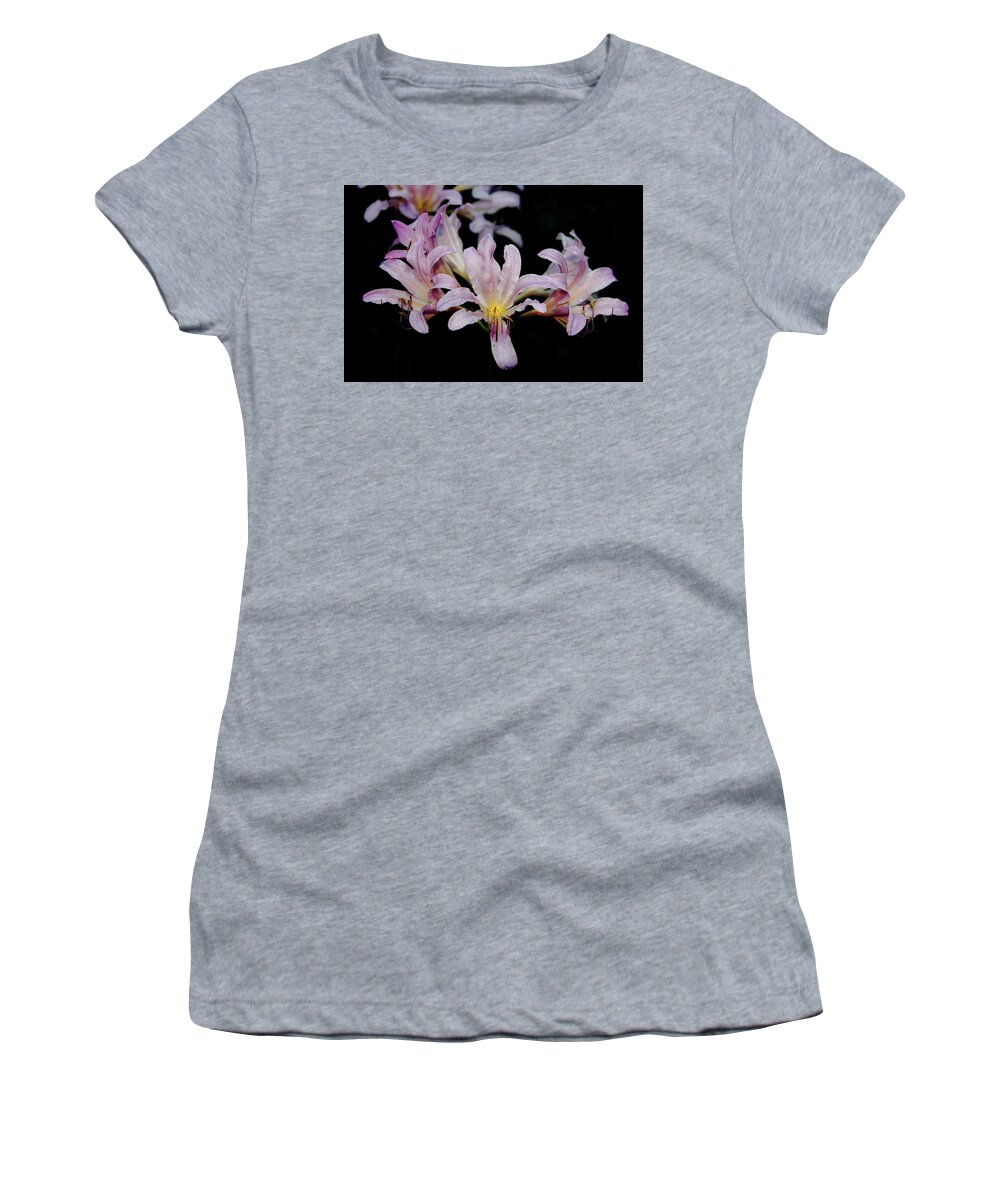 Resurrection Lily Women's T-Shirt featuring the photograph Resurrection Lily by Allen Nice-Webb