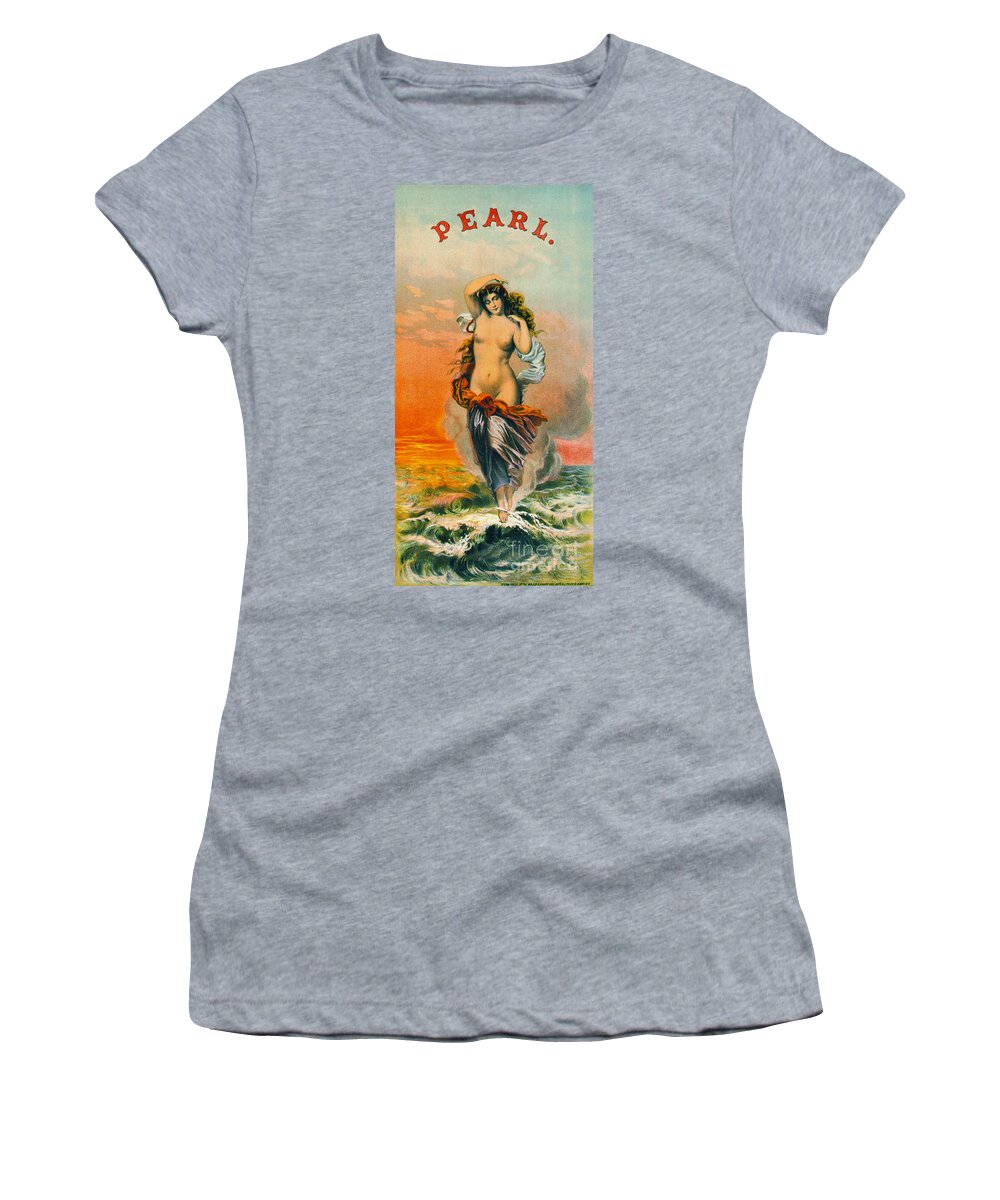Retro Tobacco Label 1871 Women's T-Shirt featuring the photograph Retro Tobacco Label 1871 by Padre Art