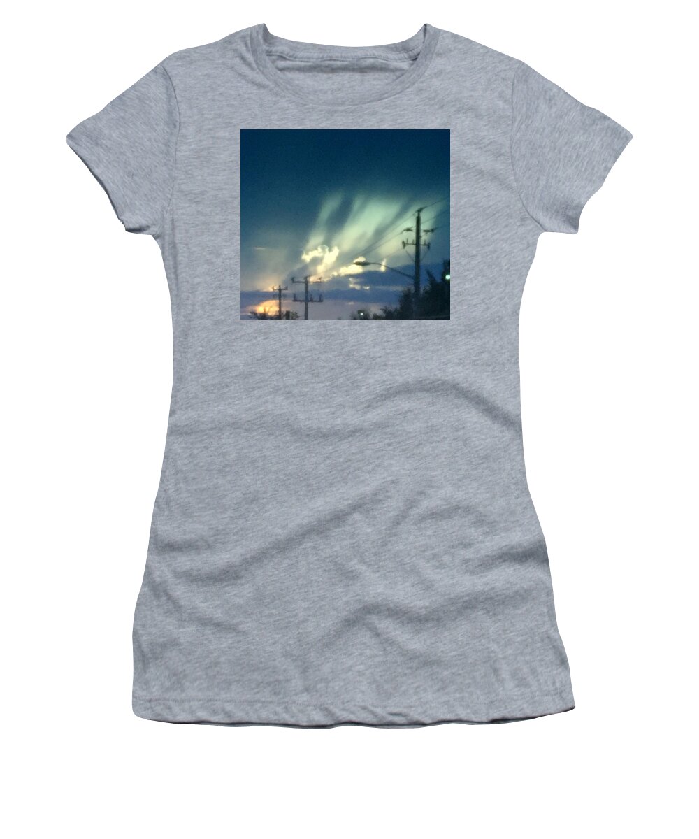 Clouds And Sky Women's T-Shirt featuring the photograph Revival by Audrey Robillard