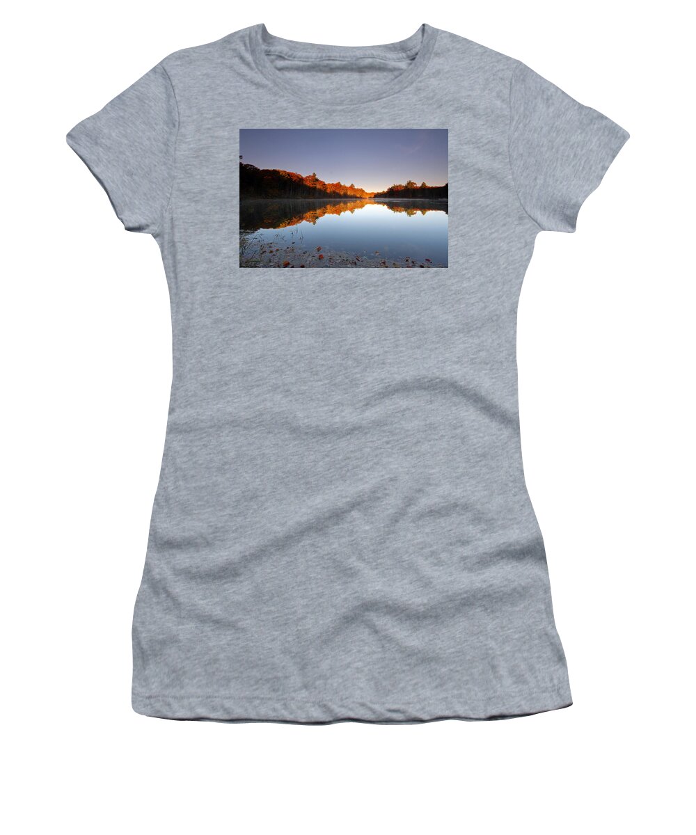 Rhode Island Women's T-Shirt featuring the photograph Rhode Island Morning Bliss by Juergen Roth