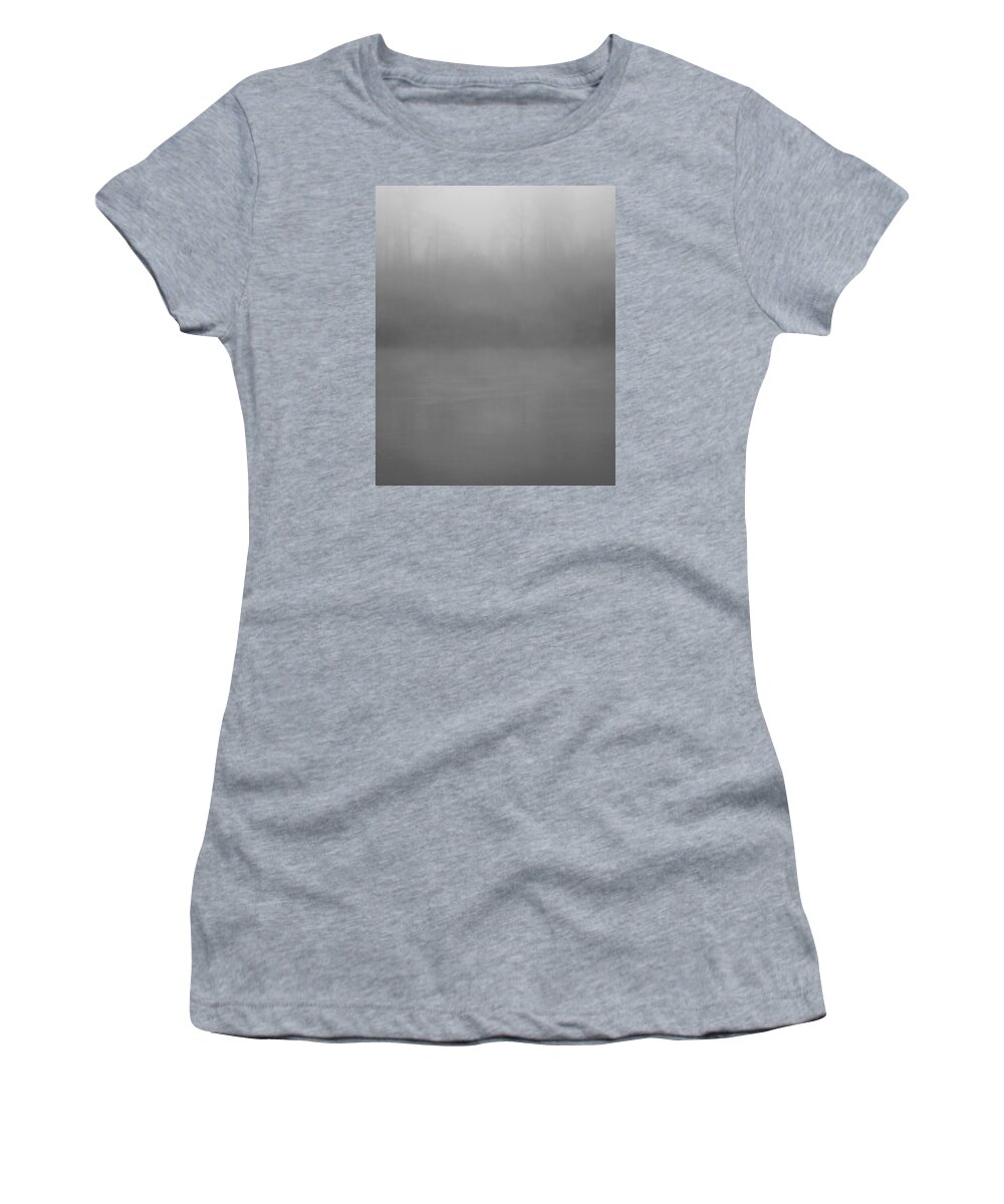 Landscape Women's T-Shirt featuring the photograph River Fog by Michael Ramsey