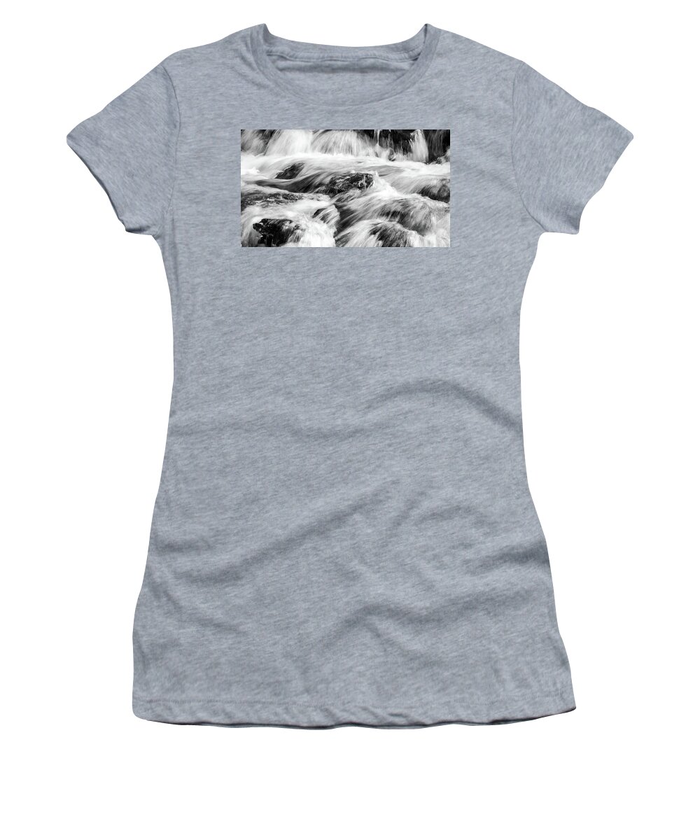 Nevada Women's T-Shirt featuring the photograph River Streams Great Basin National Park Nevada by Lawrence S Richardson Jr