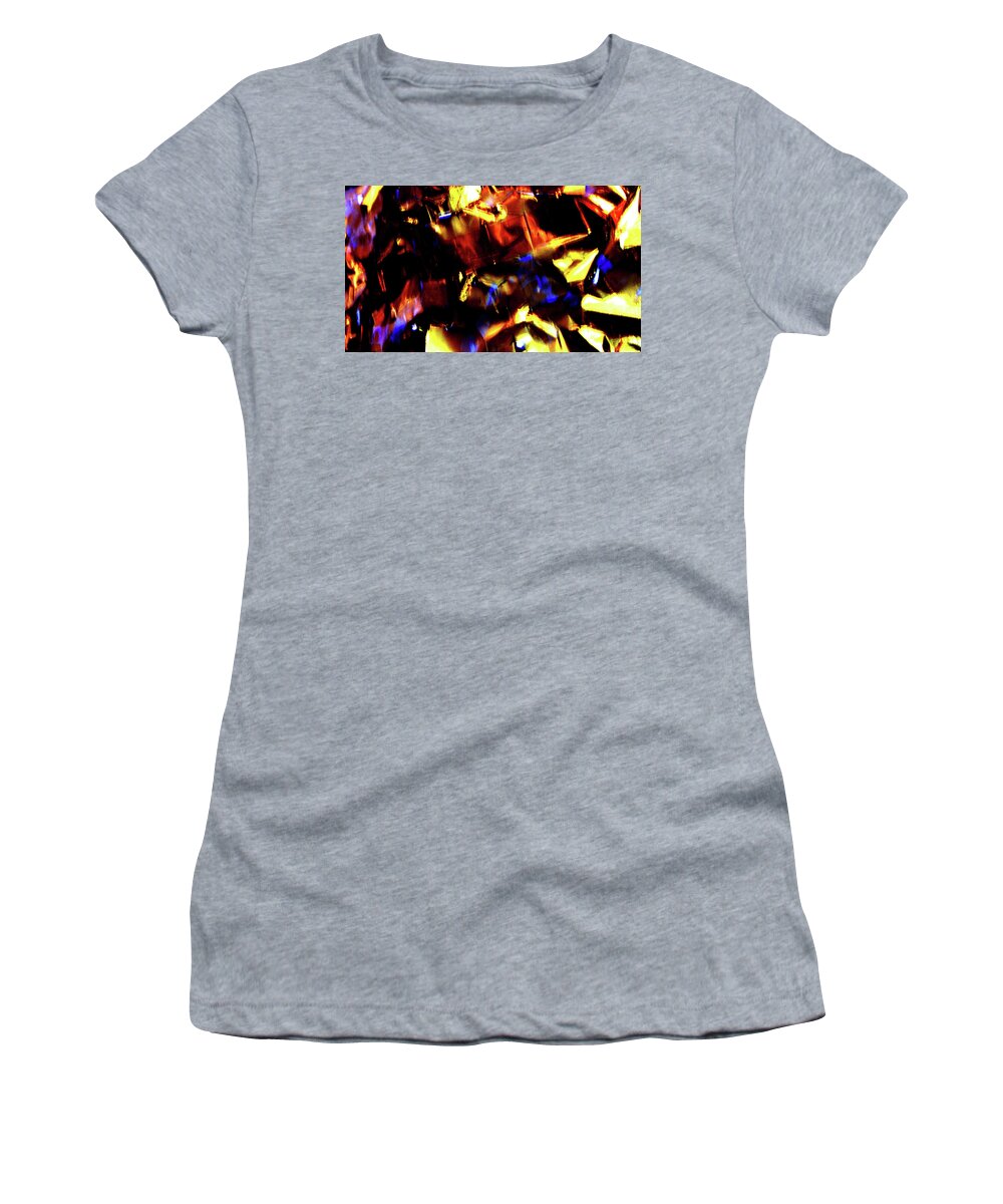 Abstract Women's T-Shirt featuring the photograph Rocket Science by Trina R Sellers