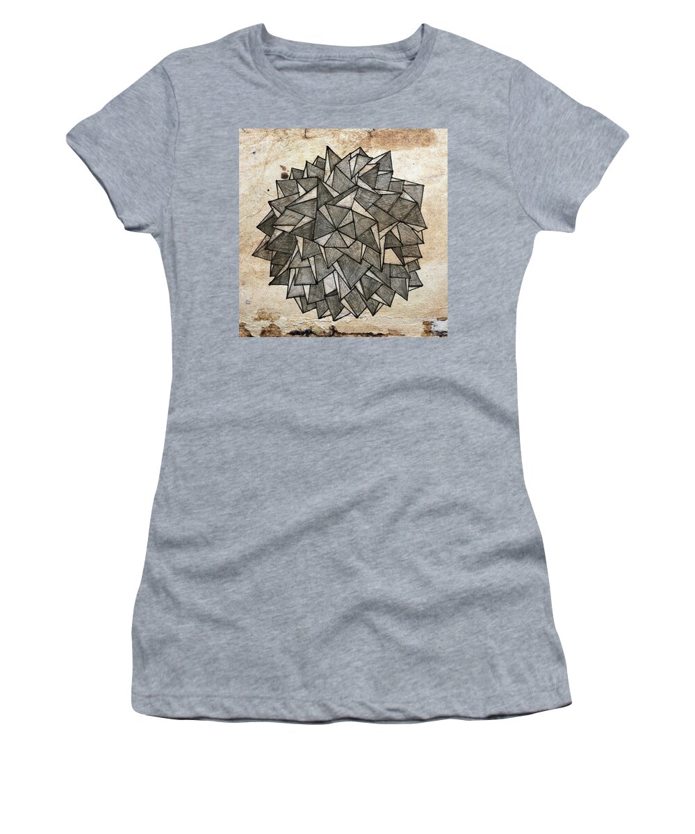 Rustic Women's T-Shirt featuring the digital art Rocks by Sumit Mehndiratta
