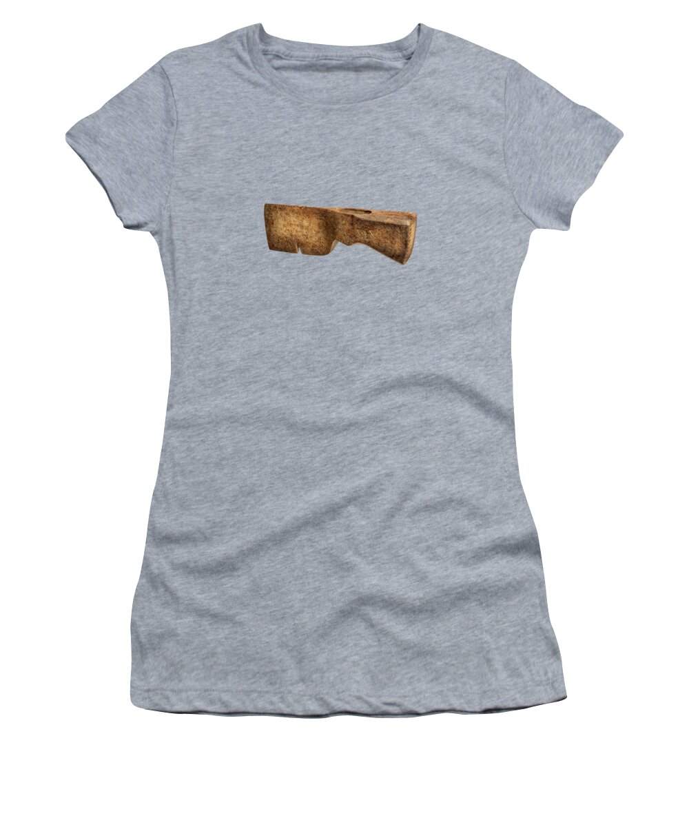 Etsy Women's T-Shirt featuring the photograph Roofing Hammer Head by YoPedro