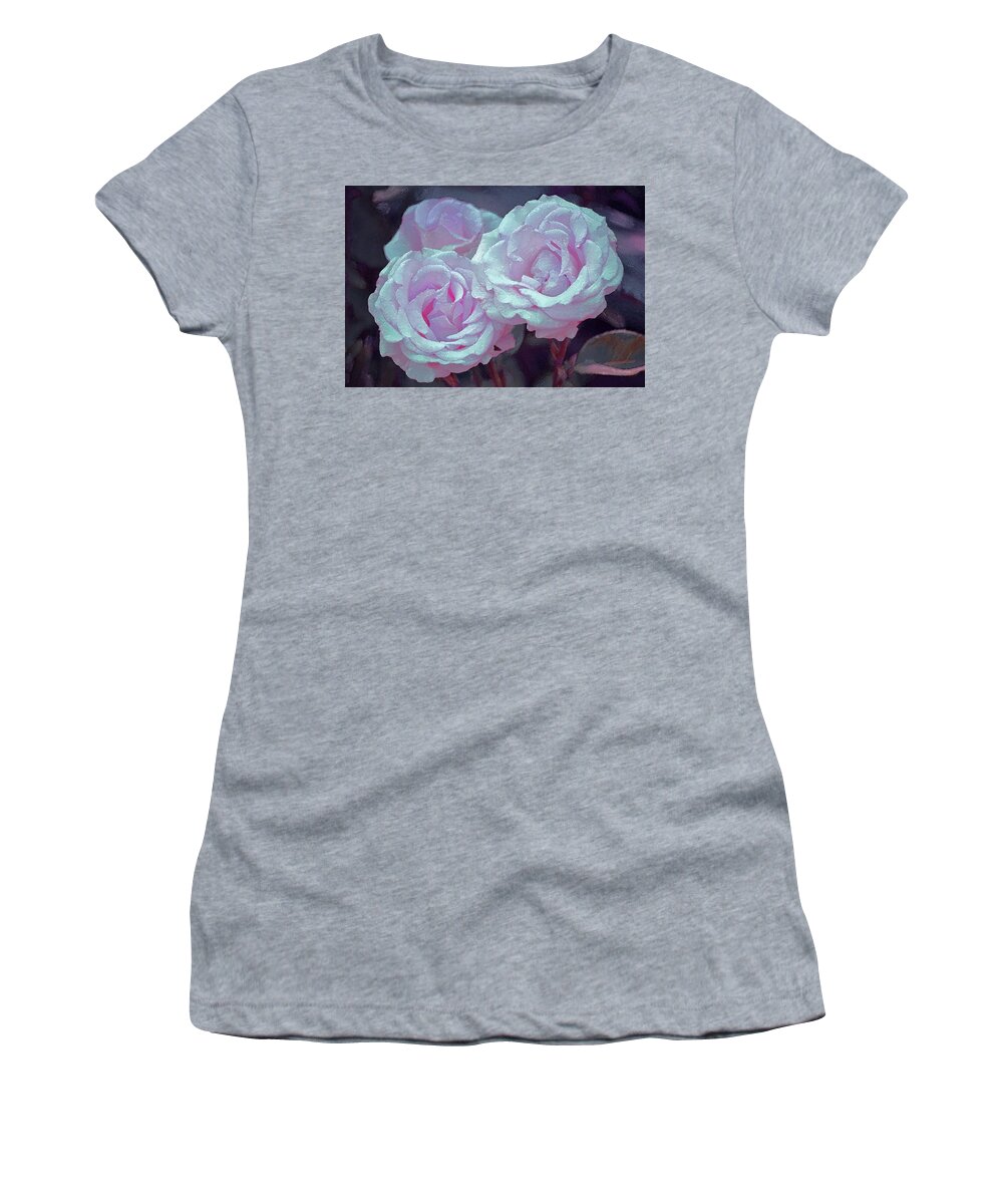 Floral Women's T-Shirt featuring the photograph Rose 118 by Pamela Cooper