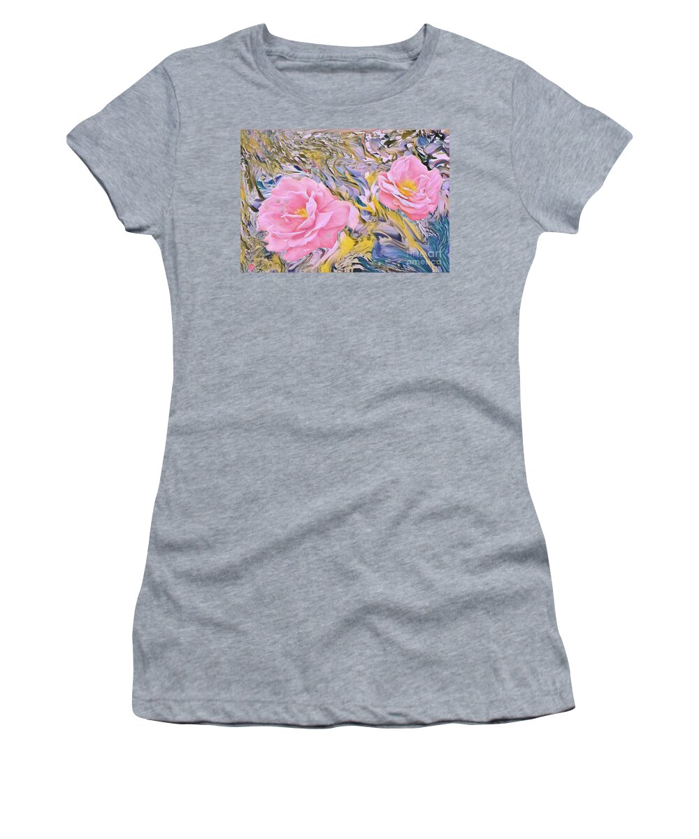 Roses Women's T-Shirt featuring the digital art Rosedream by Susanne Baumann