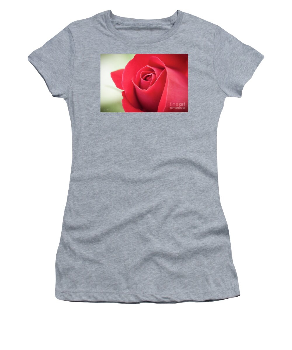 Bloom Women's T-Shirt featuring the photograph Roses Are Red by Todd Blanchard