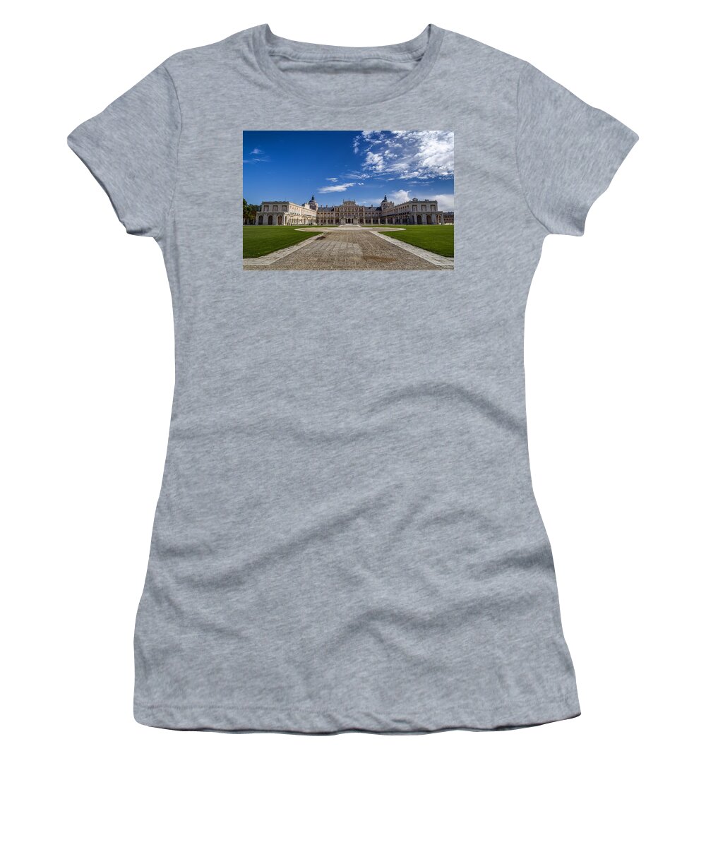 Royal Women's T-Shirt featuring the photograph Royal Palace of Aranjuez by Pablo Lopez