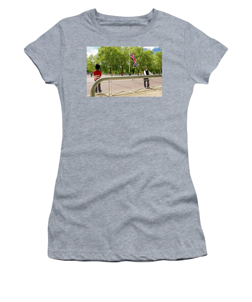 London Women's T-Shirt featuring the photograph Royals are coming. by Elena Perelman
