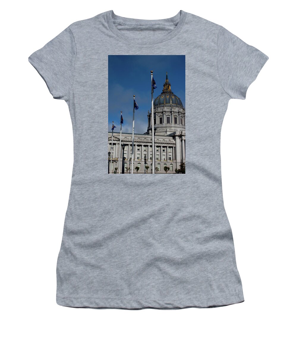 City Hall Women's T-Shirt featuring the photograph San Francisco City Hall by Ivete Basso Photography
