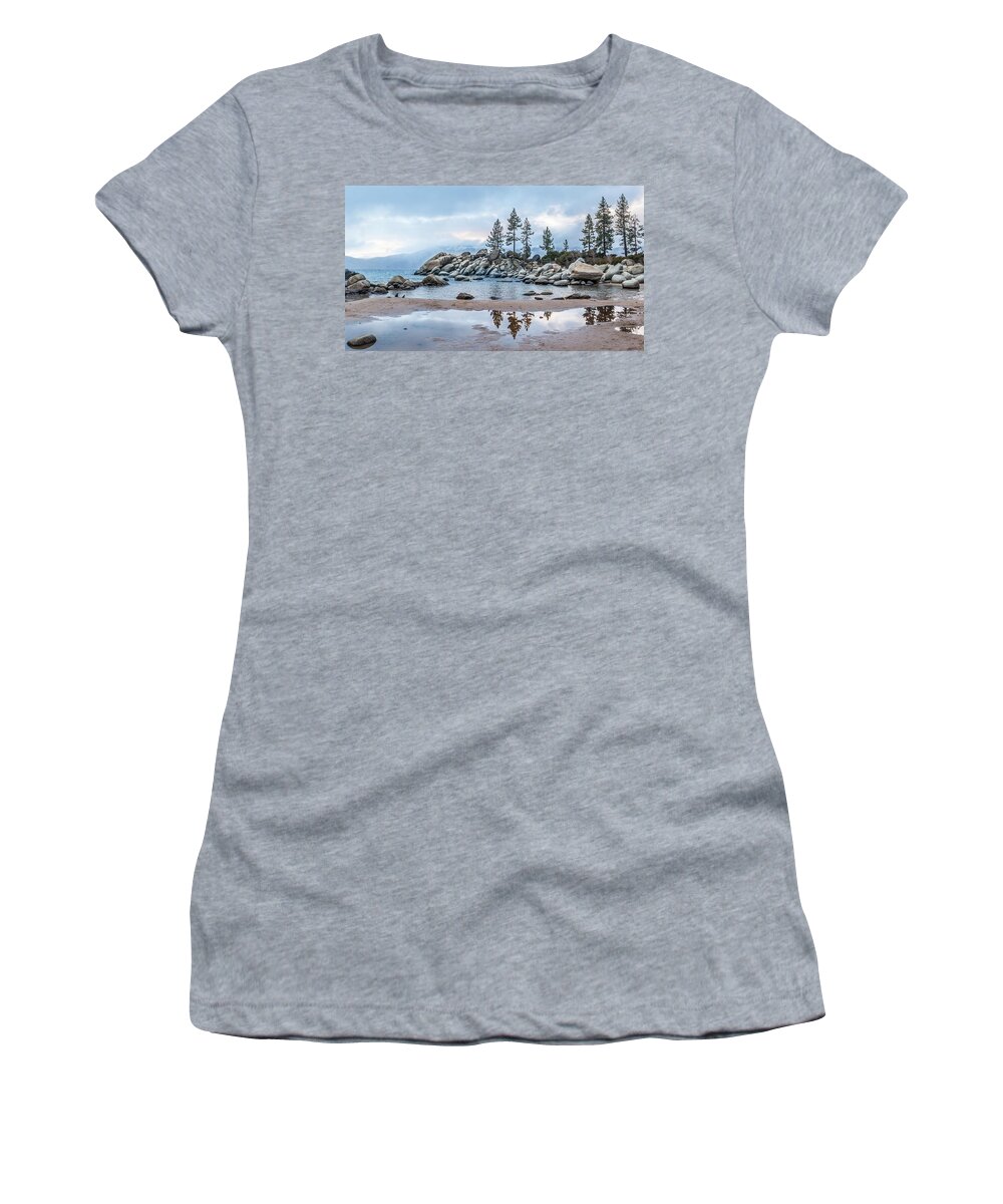 Landscape Women's T-Shirt featuring the photograph Sand Harbor by Charles Garcia