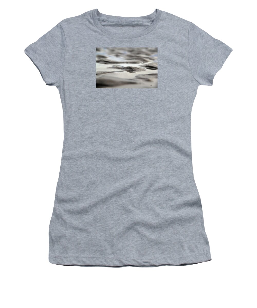 Sand Women's T-Shirt featuring the photograph Sand Patterns by Becca Wilcox