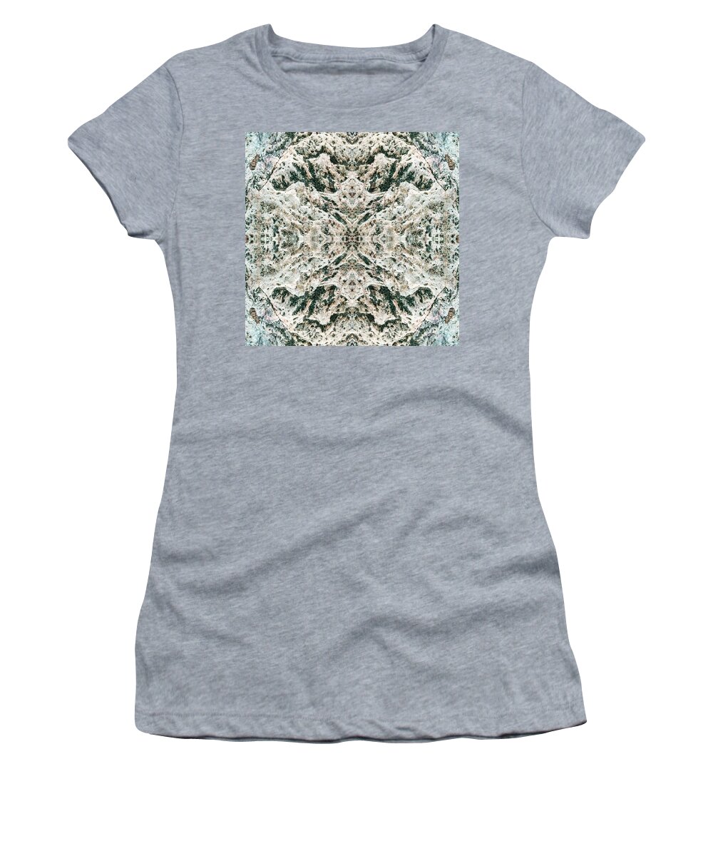 Abstract Women's T-Shirt featuring the photograph Sandstone Pattern by Christina Rollo