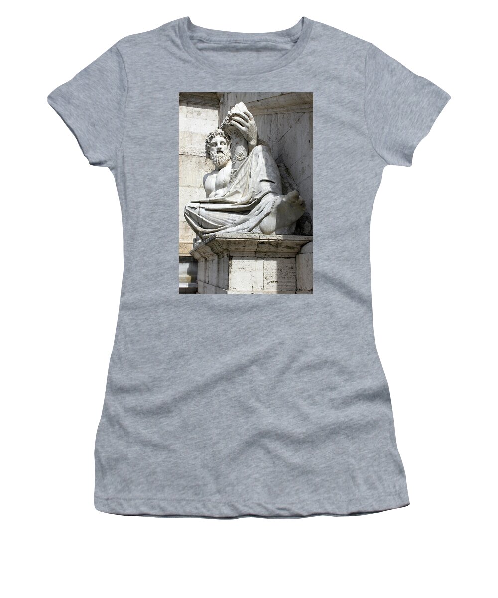 Satisfaction Women's T-Shirt featuring the photograph Satisfaction by Munir Alawi