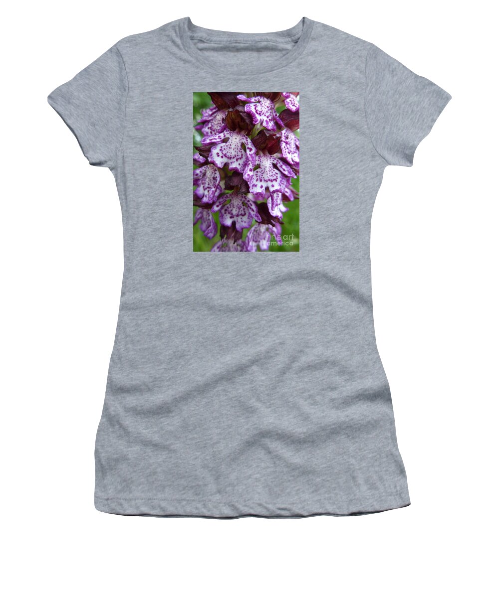 Beauty Women's T-Shirt featuring the photograph Savage Orchid 2 by Jean Bernard Roussilhe