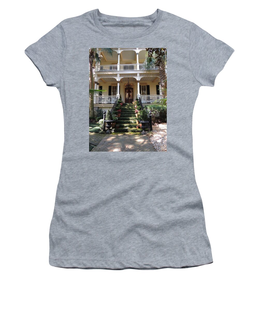 Savannah Women's T-Shirt featuring the photograph Southern Style by Vincent Green