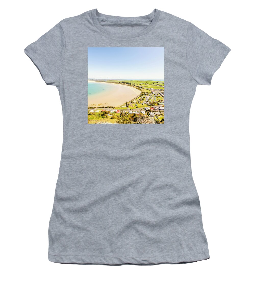 Australia Women's T-Shirt featuring the photograph Scenic Tasmanian towns by Jorgo Photography