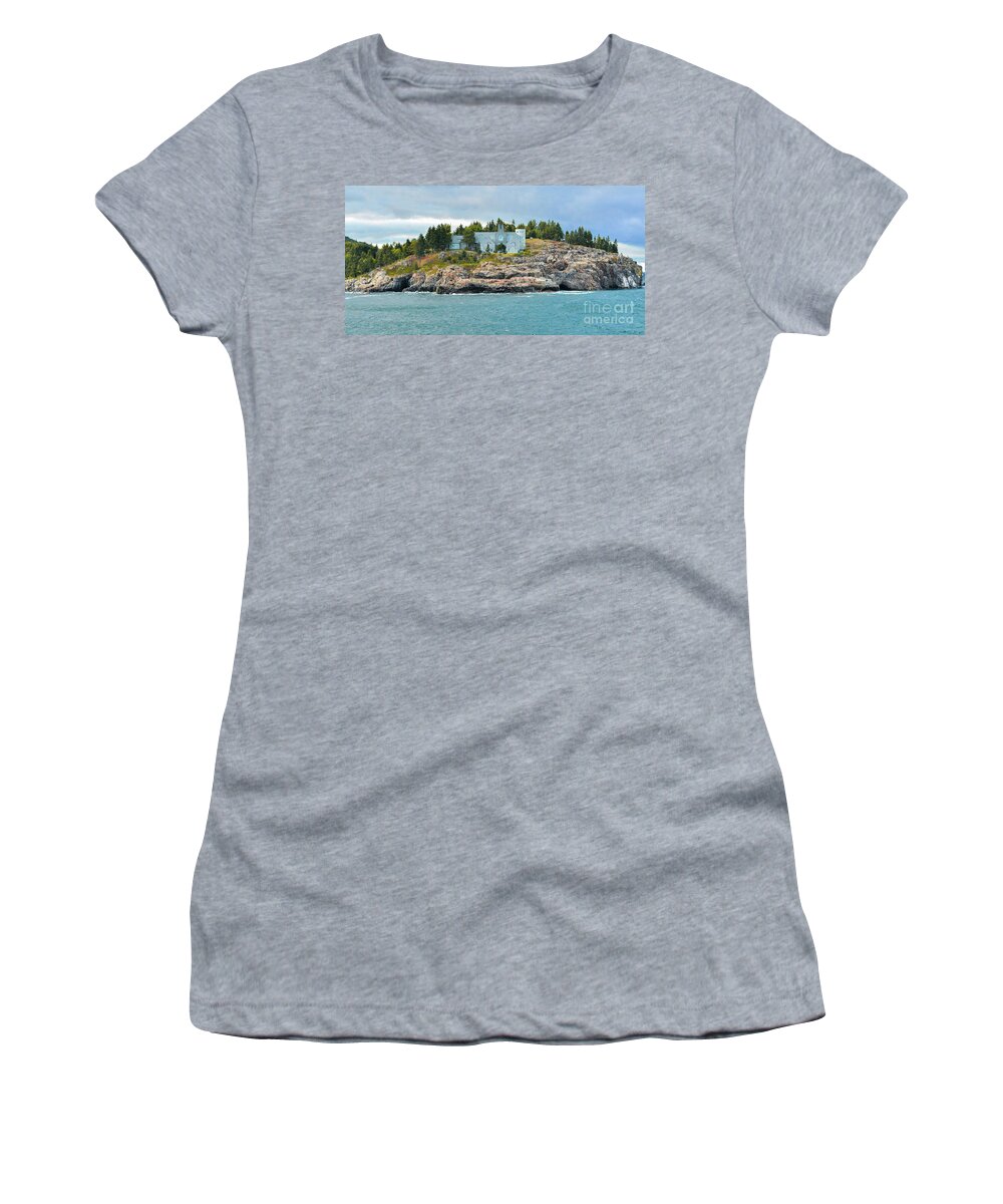 Estate Women's T-Shirt featuring the photograph Schooner Head Castle by Barry Bohn