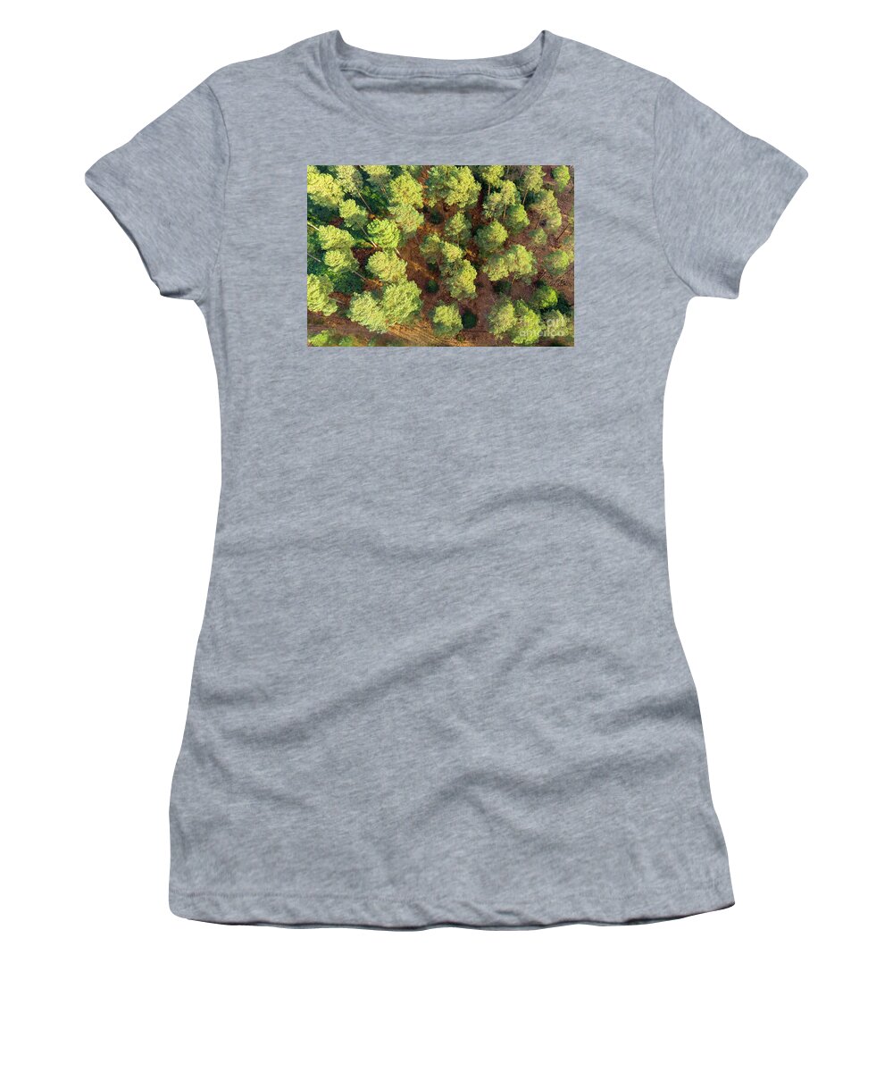 Scots Pines Women's T-Shirt featuring the photograph Scots Pines by Andy Myatt