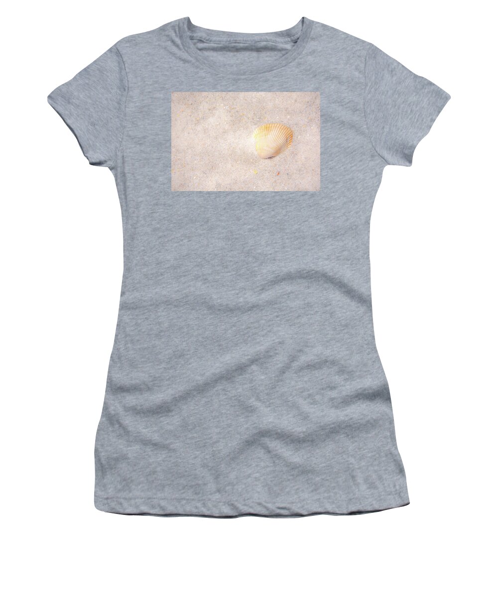 Shell Women's T-Shirt featuring the photograph Seashell by Pamela Williams