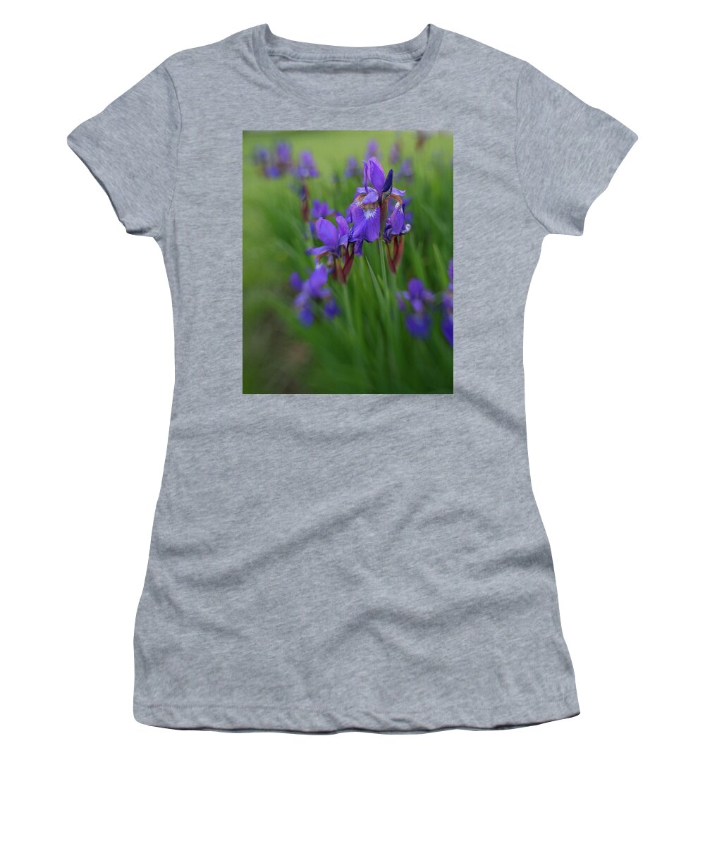 Iris Women's T-Shirt featuring the photograph See clearly now by Pamela Taylor