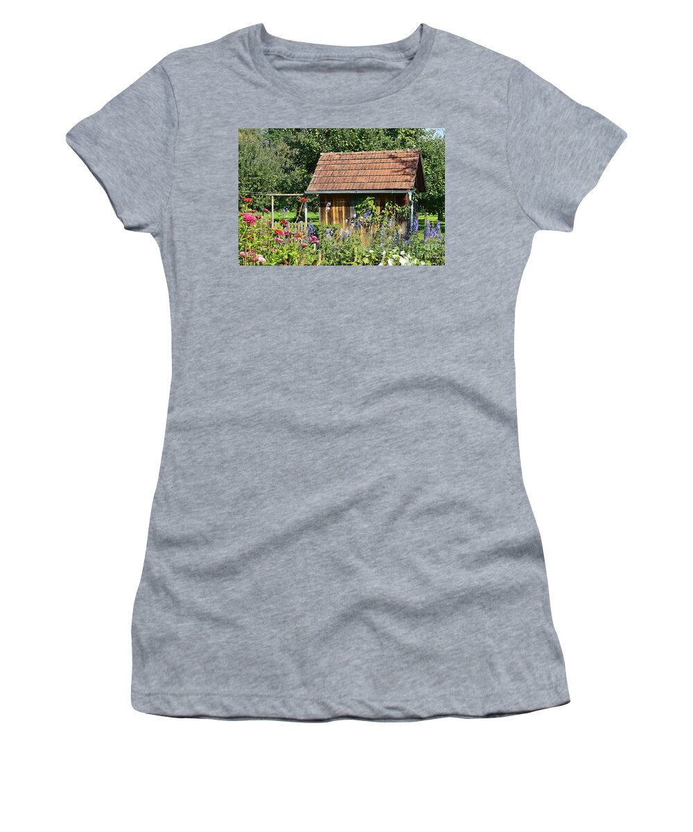 Blossom Women's T-Shirt featuring the photograph September Joy by Felicia Tica