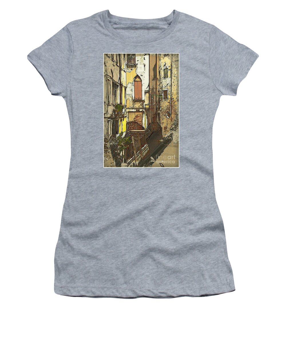 Italy Women's T-Shirt featuring the photograph Serene Venice by Jack Torcello